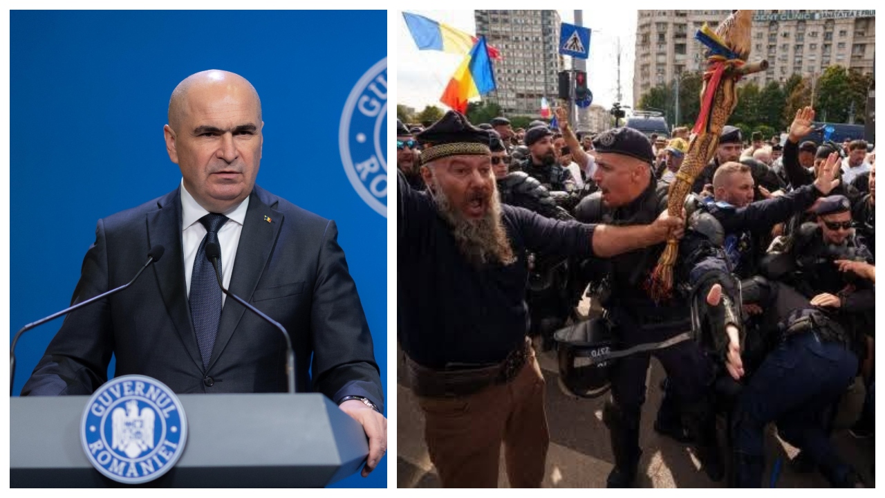 Bolojan, mesaj după protestul de marți care a degenerat: ”Nimic nu îi poate scuza pe cei care deturnează aceste manifestări și instigă la violență”