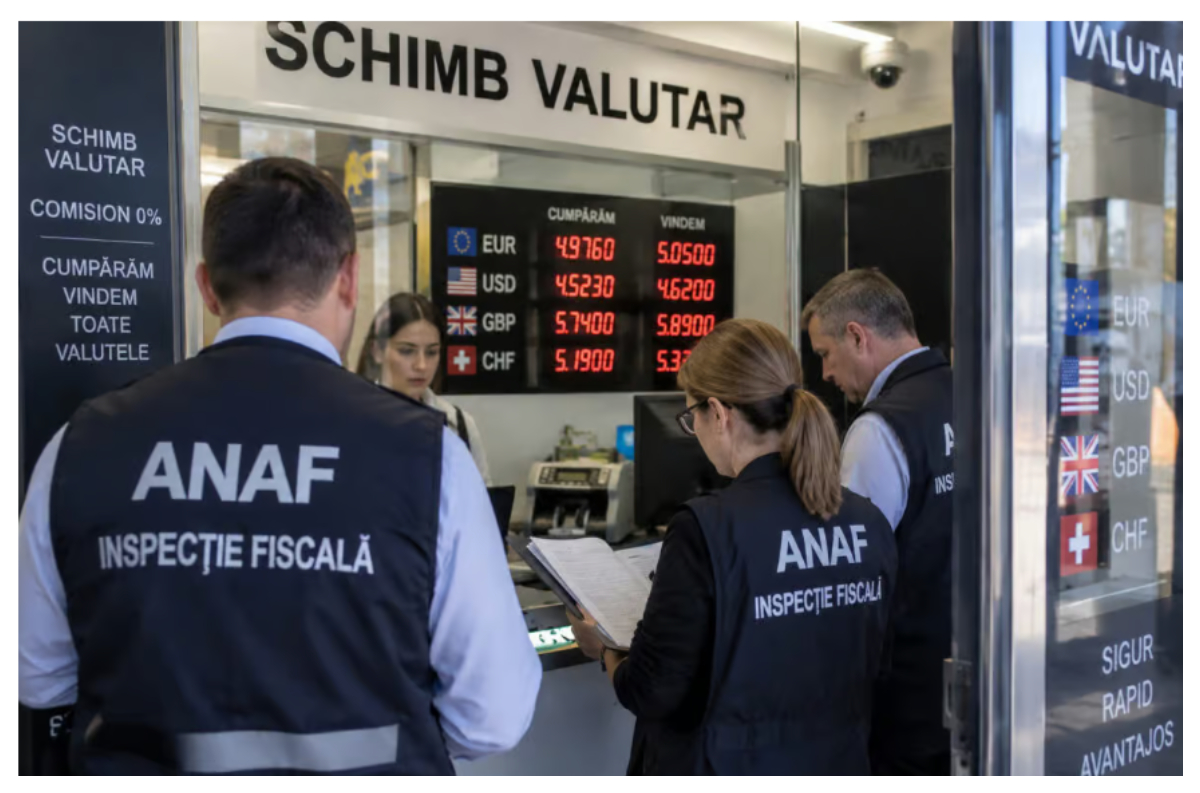 ANAF verifică 180 de case de schimb valutar la nivel național