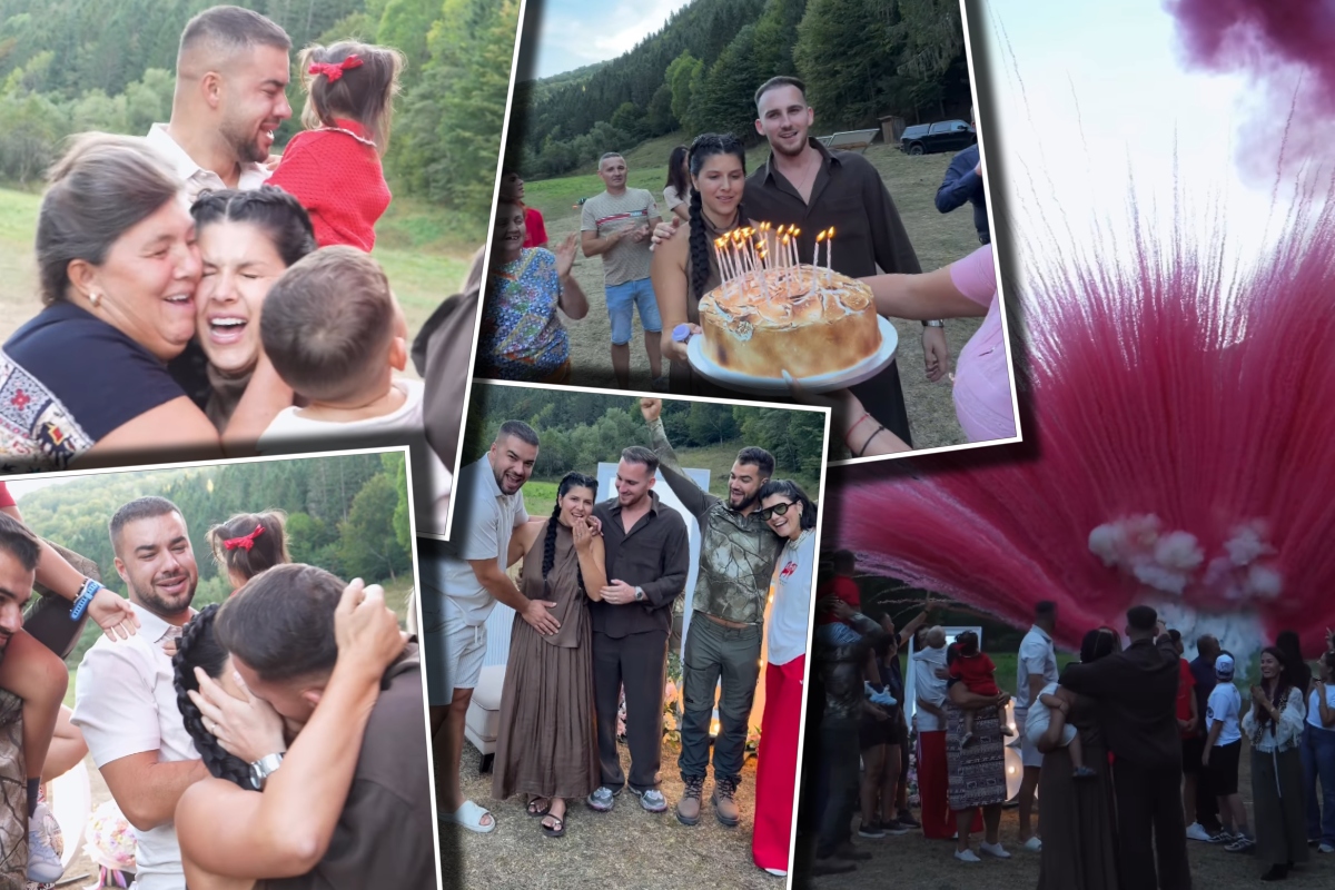 Geta Sterp este însărcinată cu al doilea copil: „Cel mai frumos cadou de ziua mea: un suflet mic care ne va umple casa de și mai multă iubire.” Imagini emoționante de la petrecerea de gender reveal. Unchiul Culiță a izbucnit în lacrimi