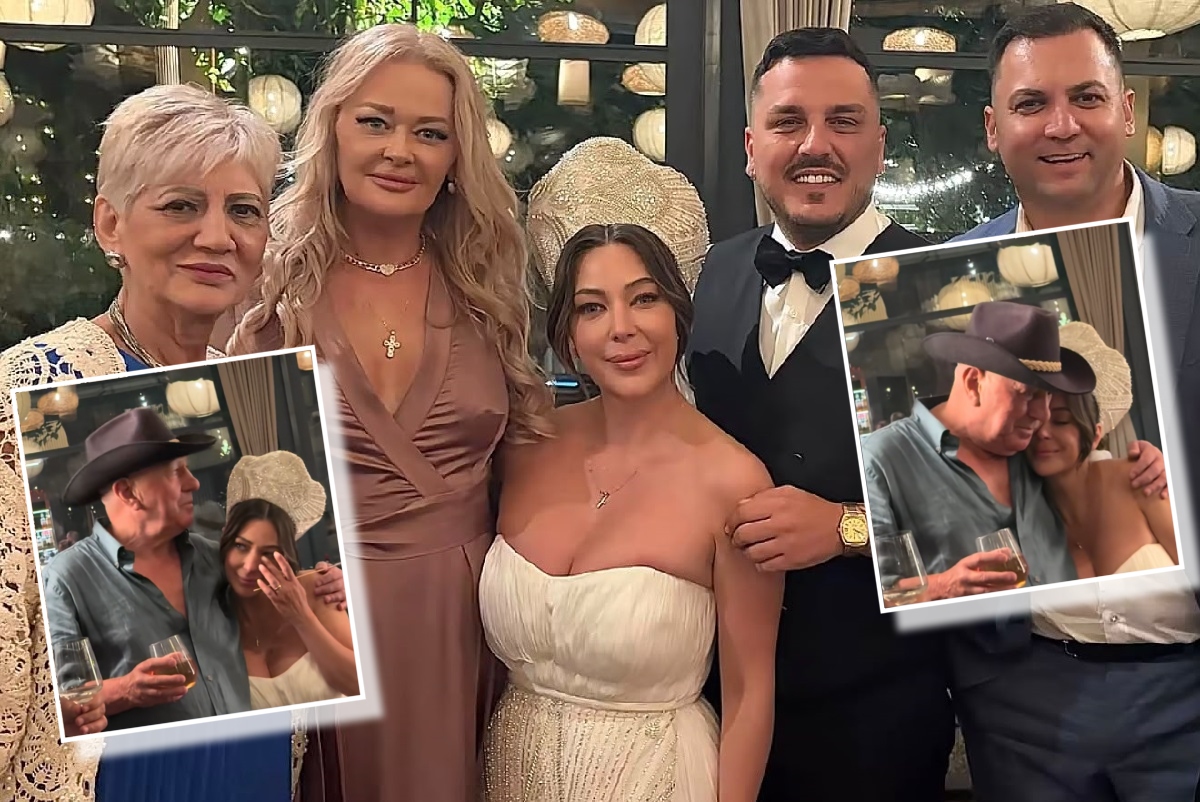Oana Lovin s-a măritat. Primele imagini de la nuntă. Mireasa a purtat o tiară în stil rusesc și a plâns când i-a cântat Makaveli. VIDEO