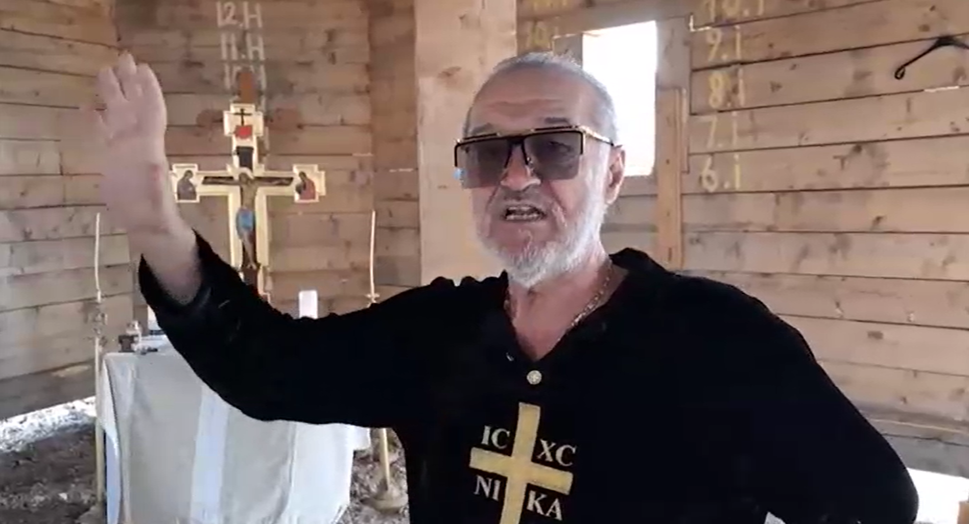 EXCLUSIV Gigi Becali: „Iau biserica și o mut de-aici cu macaraua. Nu l-am informat pe preşedinte să nu facă abuz şi să intervină în favoarea mea”