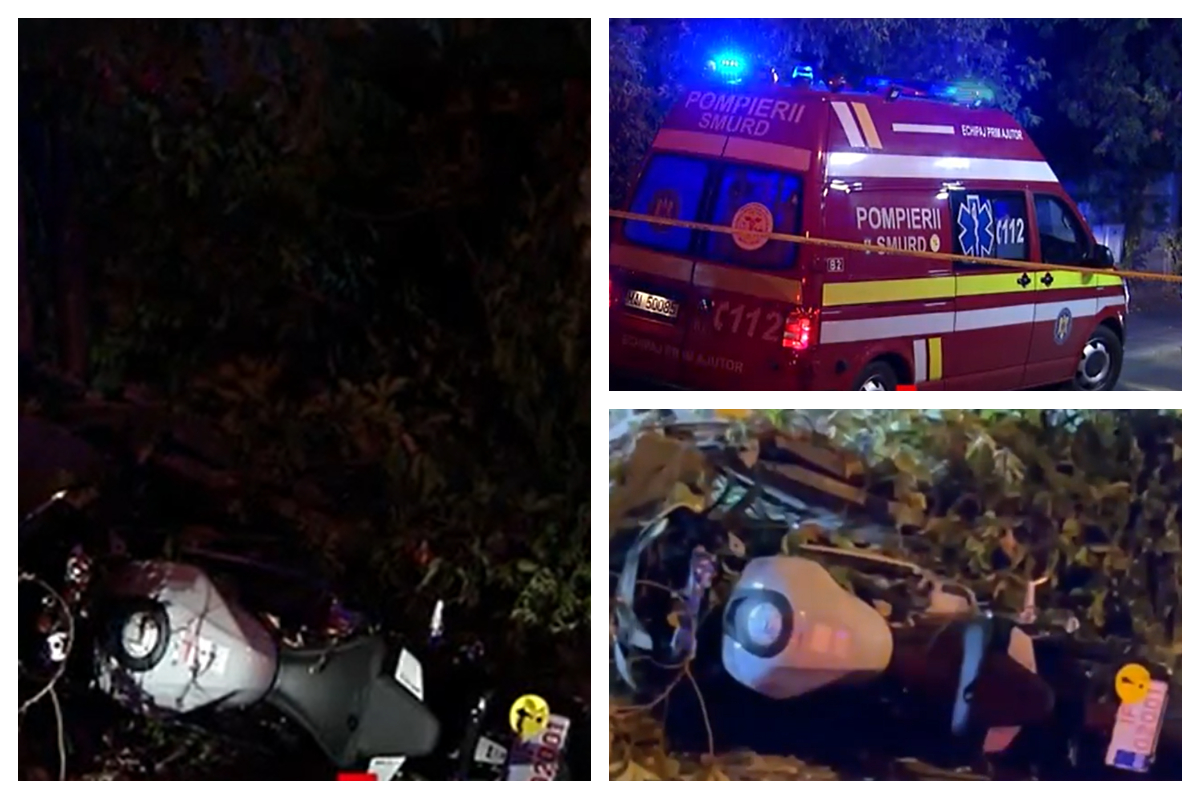 Accident cumplit în Capitală Un bărbat a murit după ce a intrat cu motocicleta pe care o cumpărase pentru fiul său într-un gard
