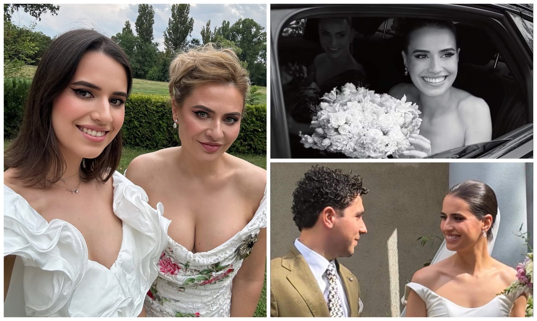 Fiica Adinei Buzatu s-a căsătorit. Sara a strălucit în rochie de mireasă. Primele imagini de la eveniment