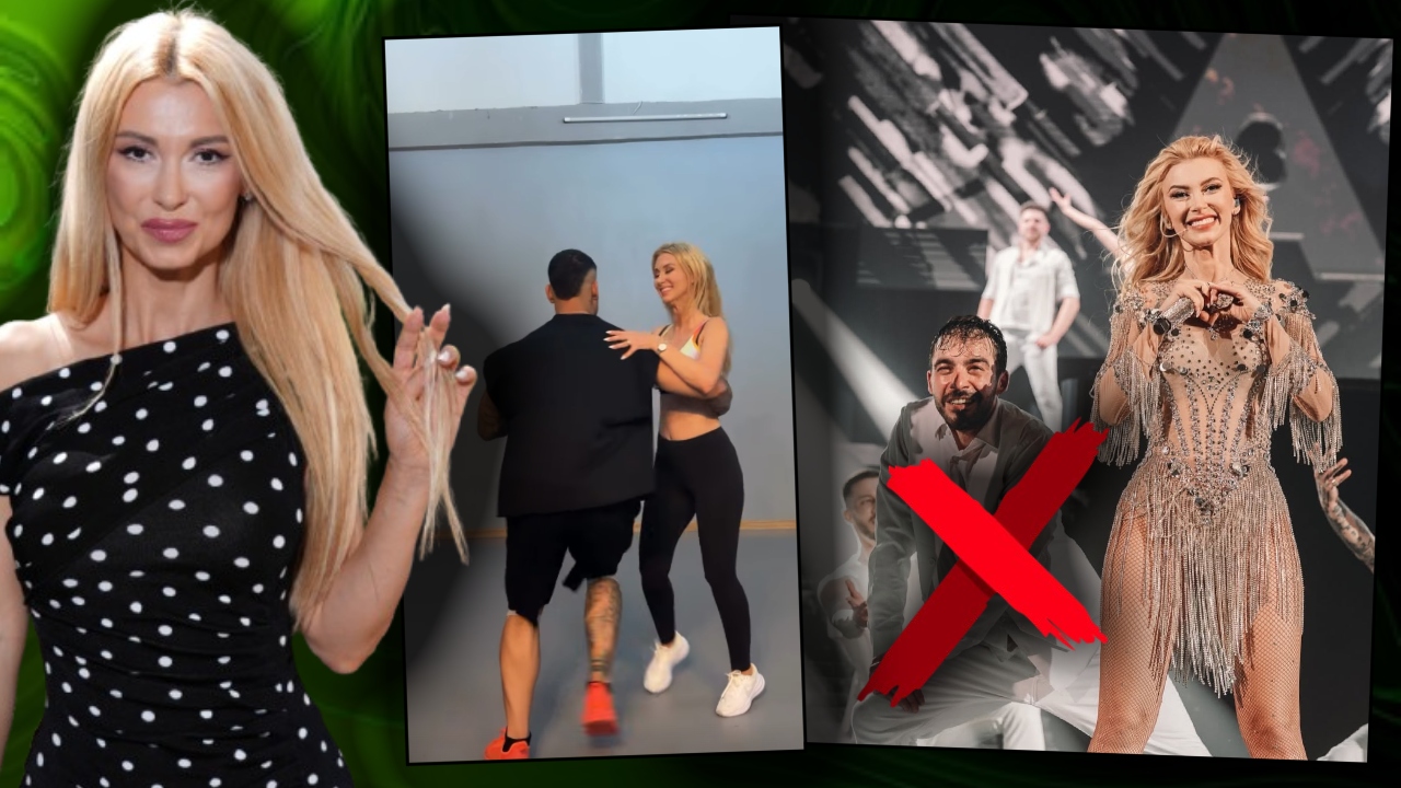 Andreea Bălan l-a înlocuit pe Petrișor Ruge! Cine este noul dansator din echipa vedetei: „Profesionist de balet și dans contemporan”
