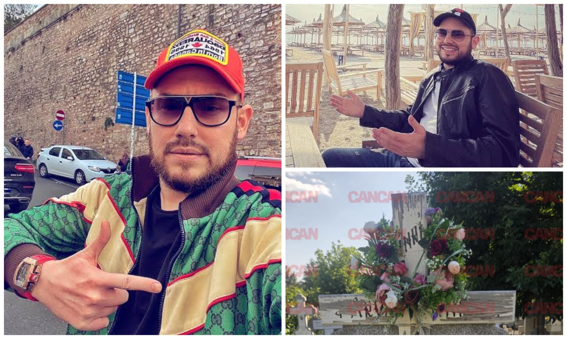 FOTO Cum arată mormântul lui Andrei Versace la doi ani de la moartea sa. Locul de veci este complet abandonat