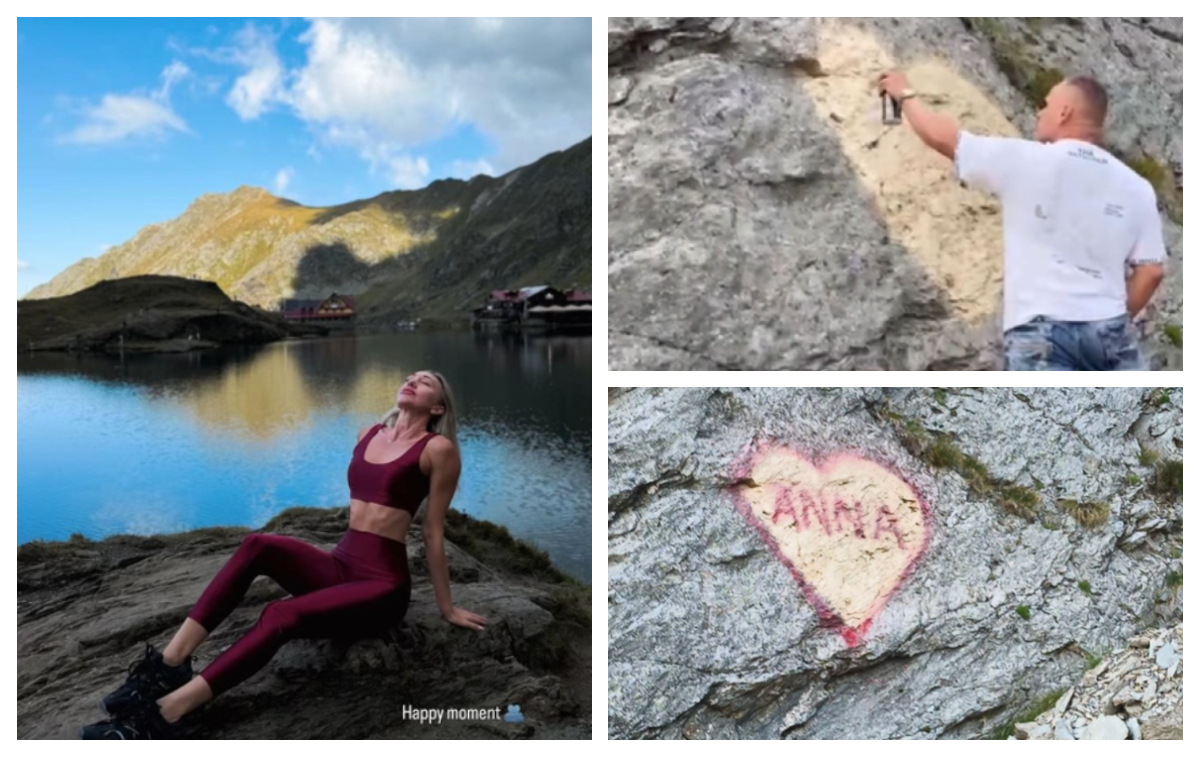Anna s-a întors pe Transfăgărășan, la locul în care Mihai și-a scris iubirea pe stâncă. Mesajul neașteptat transmis de ucraineancă