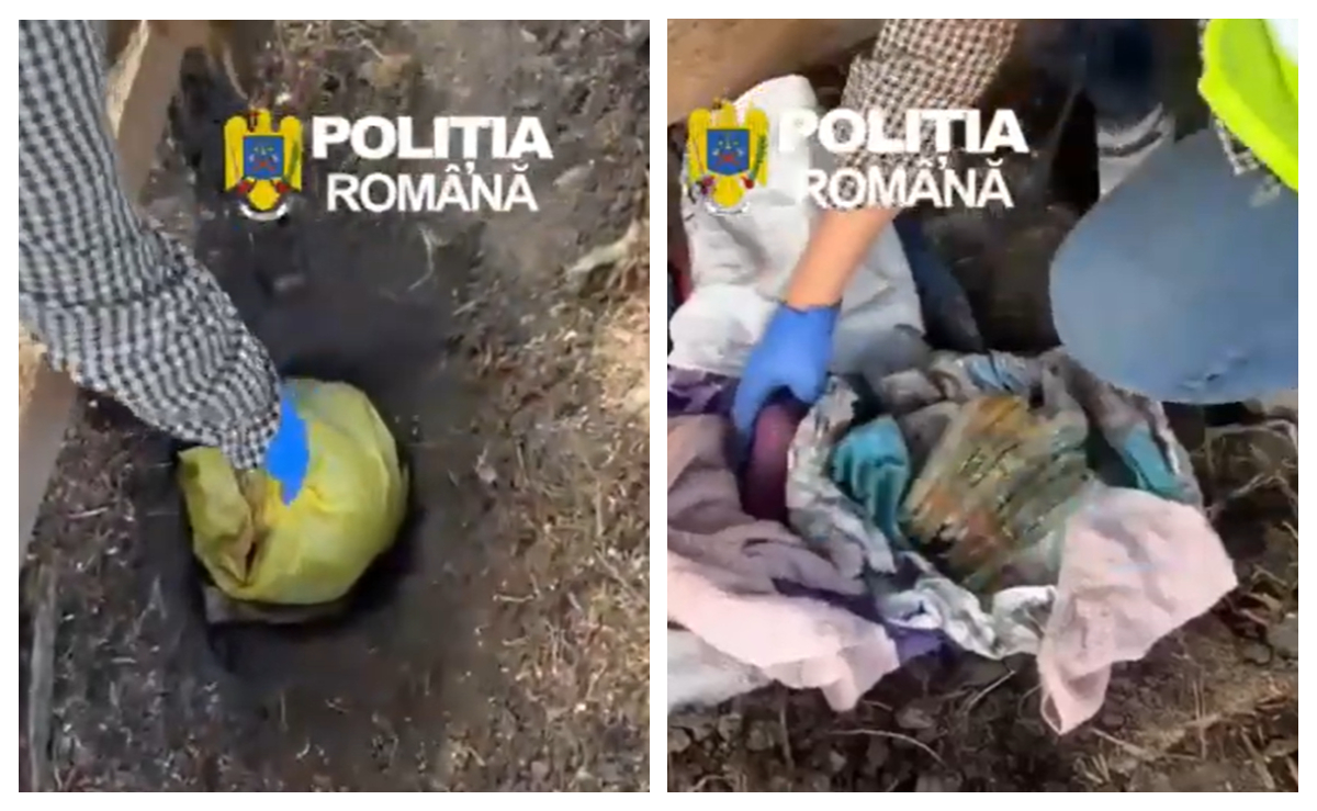Percheziții în Dâmbovița. Polițiștii au descoperit aproape 200.000 de lei îngropați în grădina unor cămătari