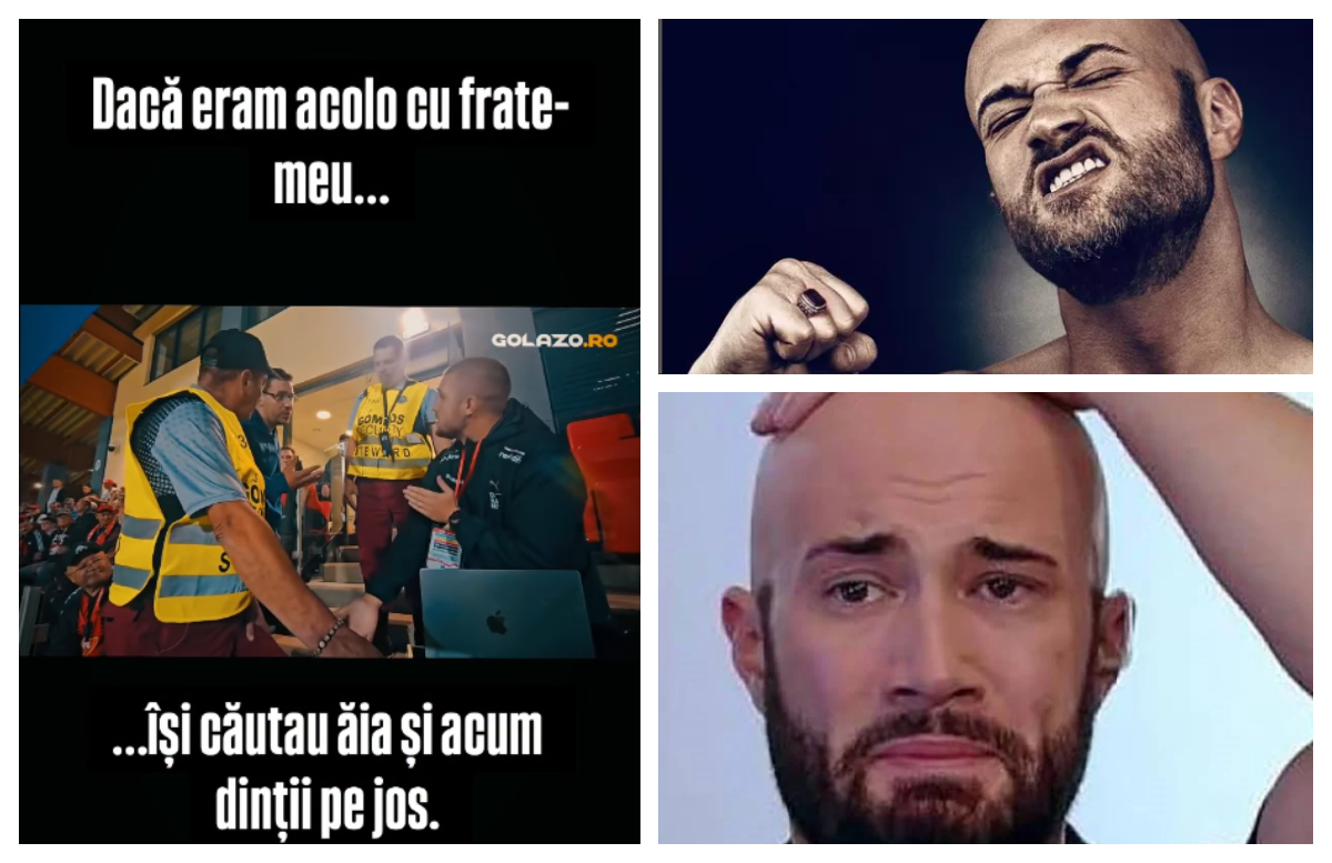 Mihai Bendeac, reacție violentă după ce fratele său a fost în mijlocul unui scandal la stadion: „Își căutau și acum dinții pe jos!”