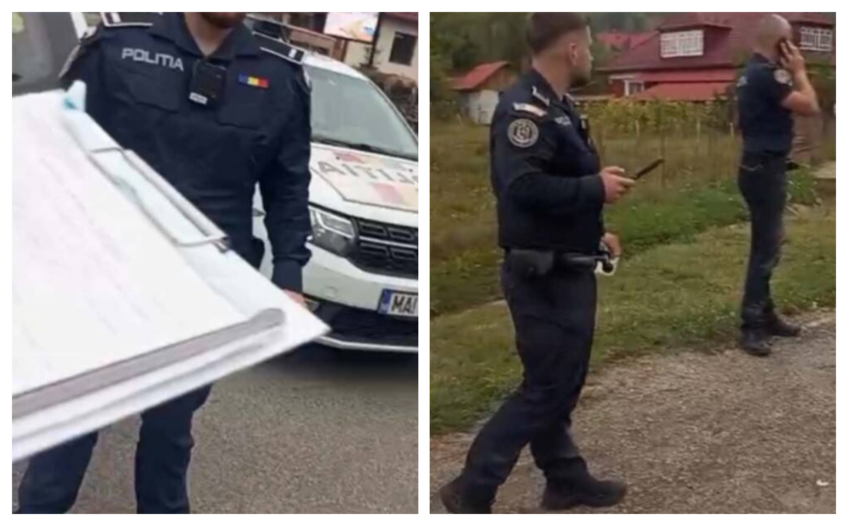 Circ cu poliția în Maramureș! Un bărbat îi acuză pe agenți că l-au scos cu forța din mașină și l-au lovit chiar în fața copilului său de 5 ani