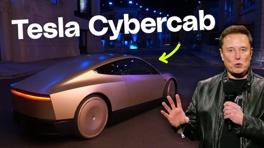 Imagini fabuloase cu Cybercab, noul robotaxi lansat de Tesla: Nu are volan sau pedale şi ar costa sub 30.000 de dolari