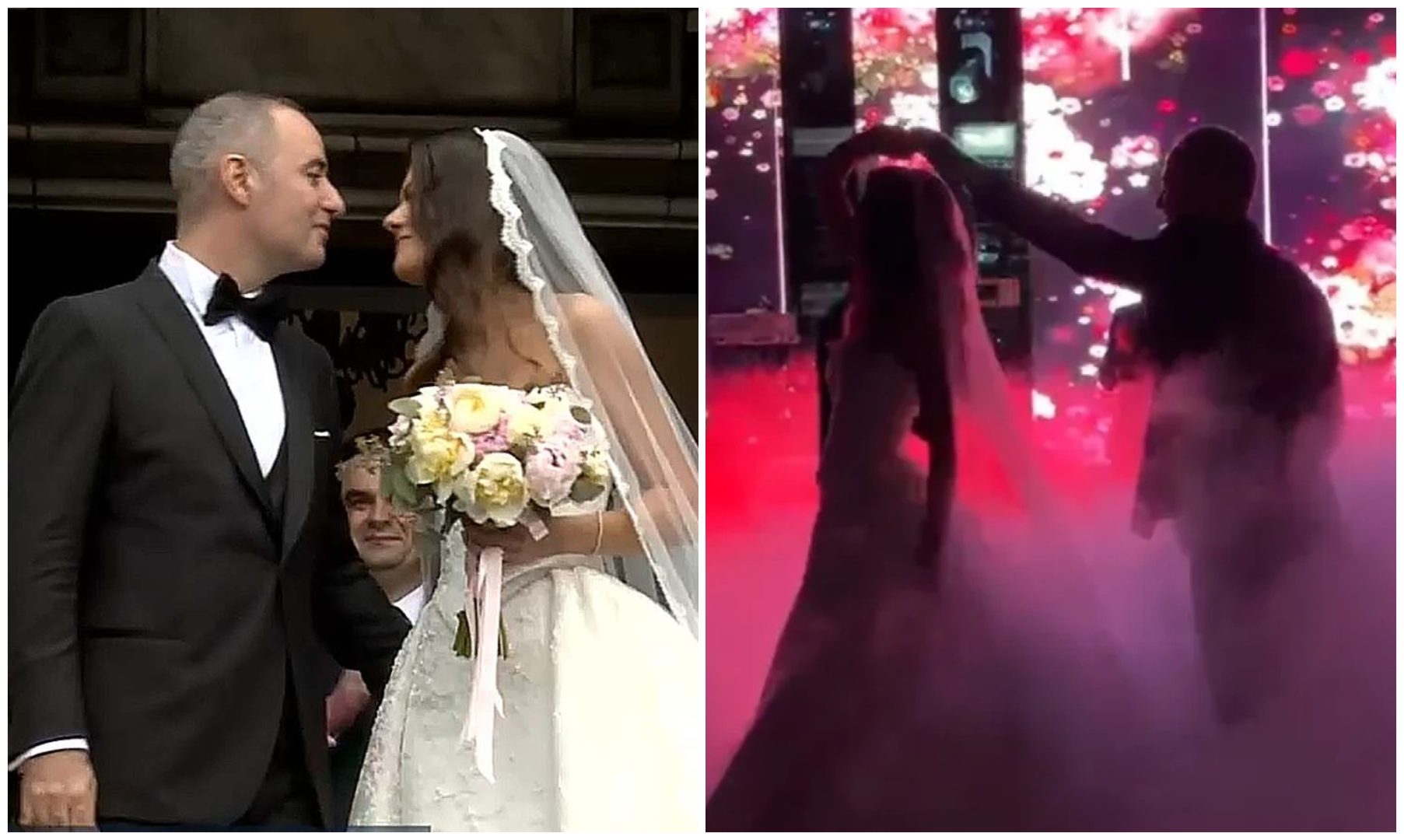 VIDEO Imagini inedite cu Alexandru Nazare și Maria Mihali la petrecerea din pădure. Cum a arătat dansul mirilor
