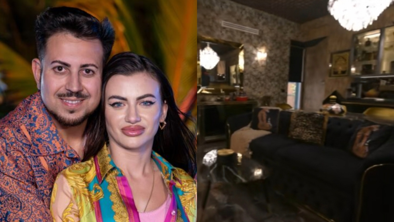Cum arată casa din Roma în care locuiesc Prințul Marco și Bianca de la „Insula Iubirii”. Ceas Rolex integrat în perete, tapet Gucci și perne Hermès GALERIE FOTO