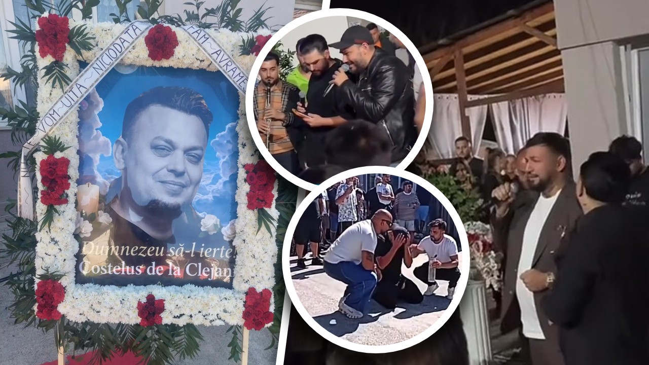 Costeluș de la Clejani, priveghi fastuos cu alai și lăutari. Narcis de la Bărbulești și Costel Biju au făcut dedicații pe bandă rulantă pentru familia îndoliată a interlopului