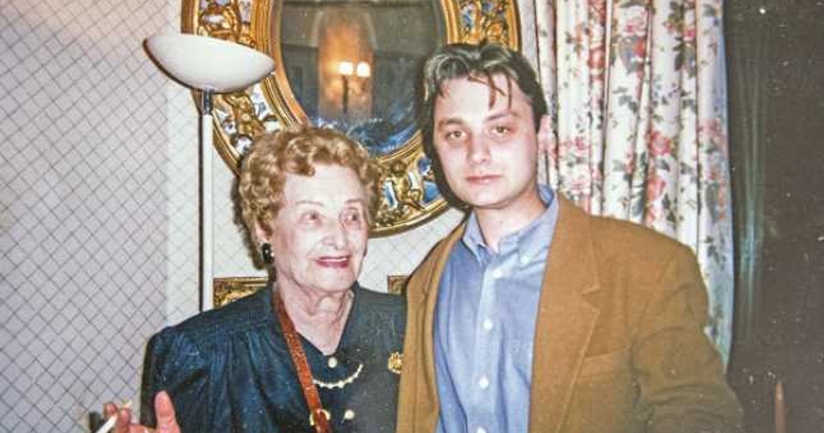 Luca Niculescu si bunica lui